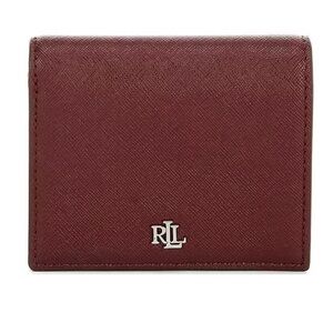 Lauren Ralph Lauren Crosshatch Leather Bifold Wallet